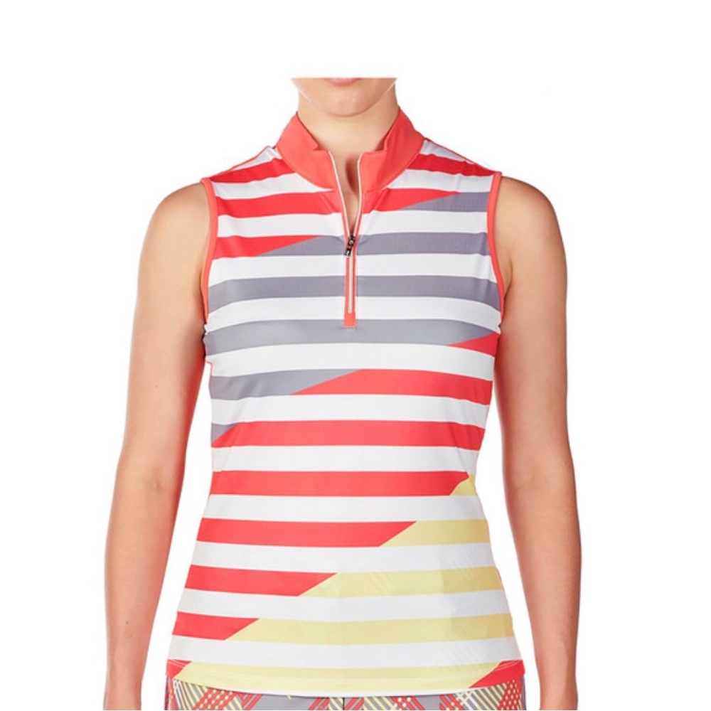 NIvo  Sport women's sleeveless golf polo shirt. Sz: M, EUC